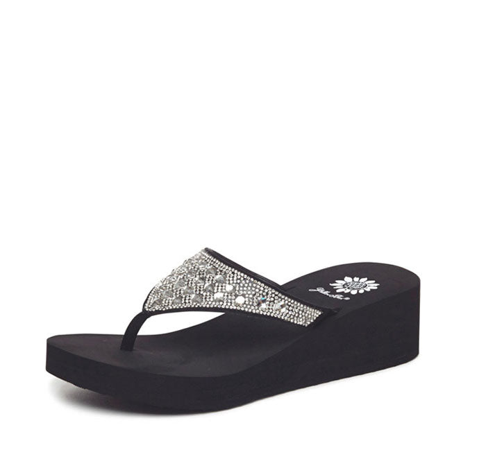 Yellow Box Footwear Trending | Birder Wedge Sandal - Clear