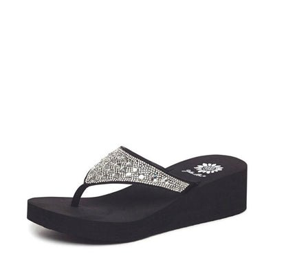 Yellow Box Footwear Trending | Birder Wedge Sandal - Clear
