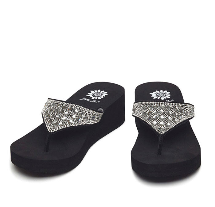 Yellow Box Footwear Trending | Birder Wedge Sandal - Clear