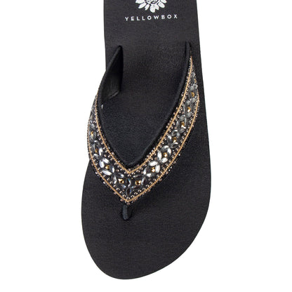 Yellow Box Footwear Sale | Charlton Sandal - Black