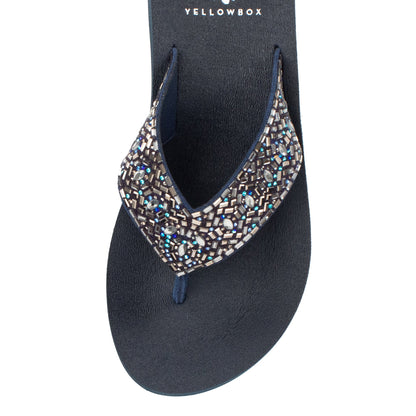Yellow Box Footwear Hot Sale | Becca Flatform Sandal - Navy
