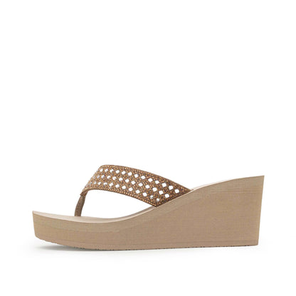 Yellow Box Footwear Customer Favorite | Wyle Wedge Sandal - Taupe