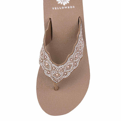 Yellow Box Footwear Top Pick | Winny Wedge Sandal - Tan