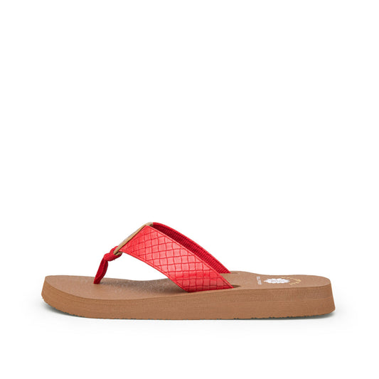 Yellow Box Footwear Latest | Nandika Flip Flop - Red