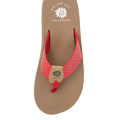 Yellow Box Footwear Latest | Nandika Flip Flop - Red