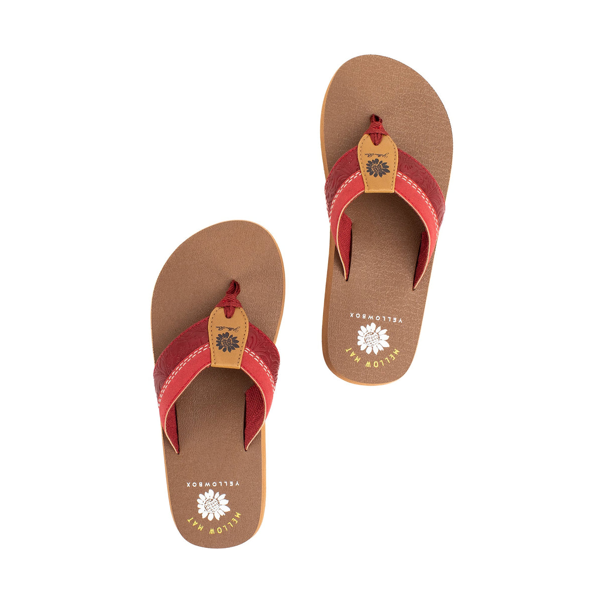 Yellow Box Footwear Discount | Nolina Flip Flop - Red