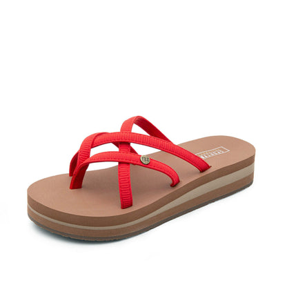 Yellow Box Footwear Hot Sale | Misaki Flatform Sandal - Red