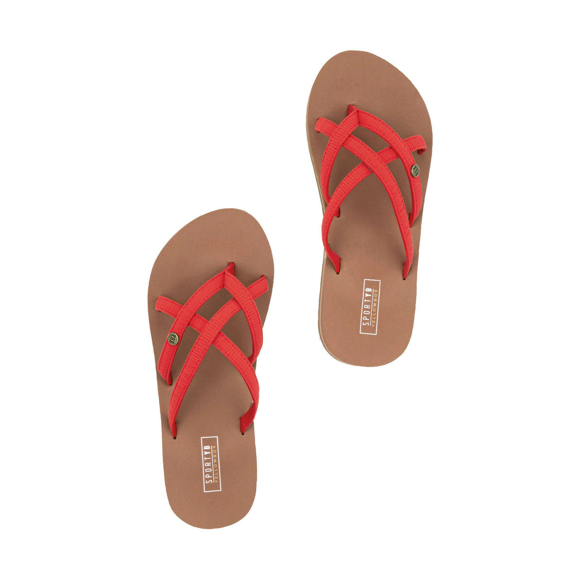 Yellow Box Footwear Hot Sale | Misaki Flatform Sandal - Red