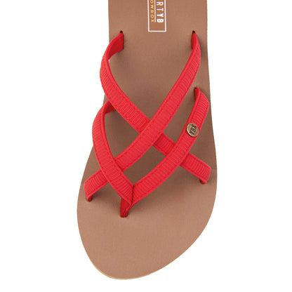 Yellow Box Footwear Hot Sale | Misaki Flatform Sandal - Red