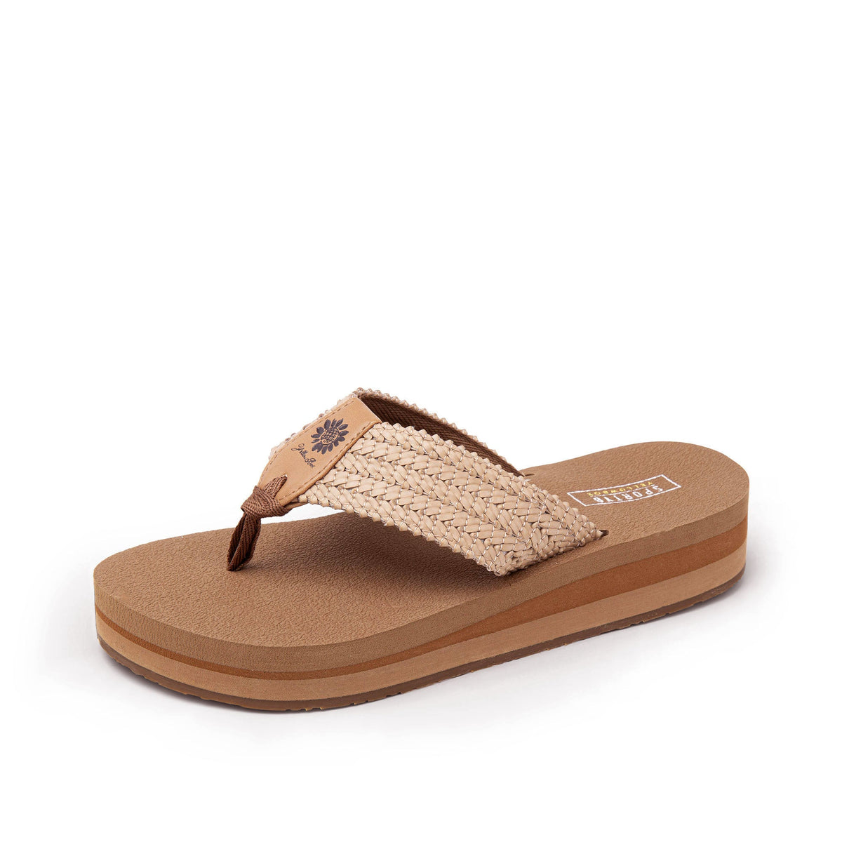 Yellow Box Footwear Deals | Misha Flatform Sandal - Tan