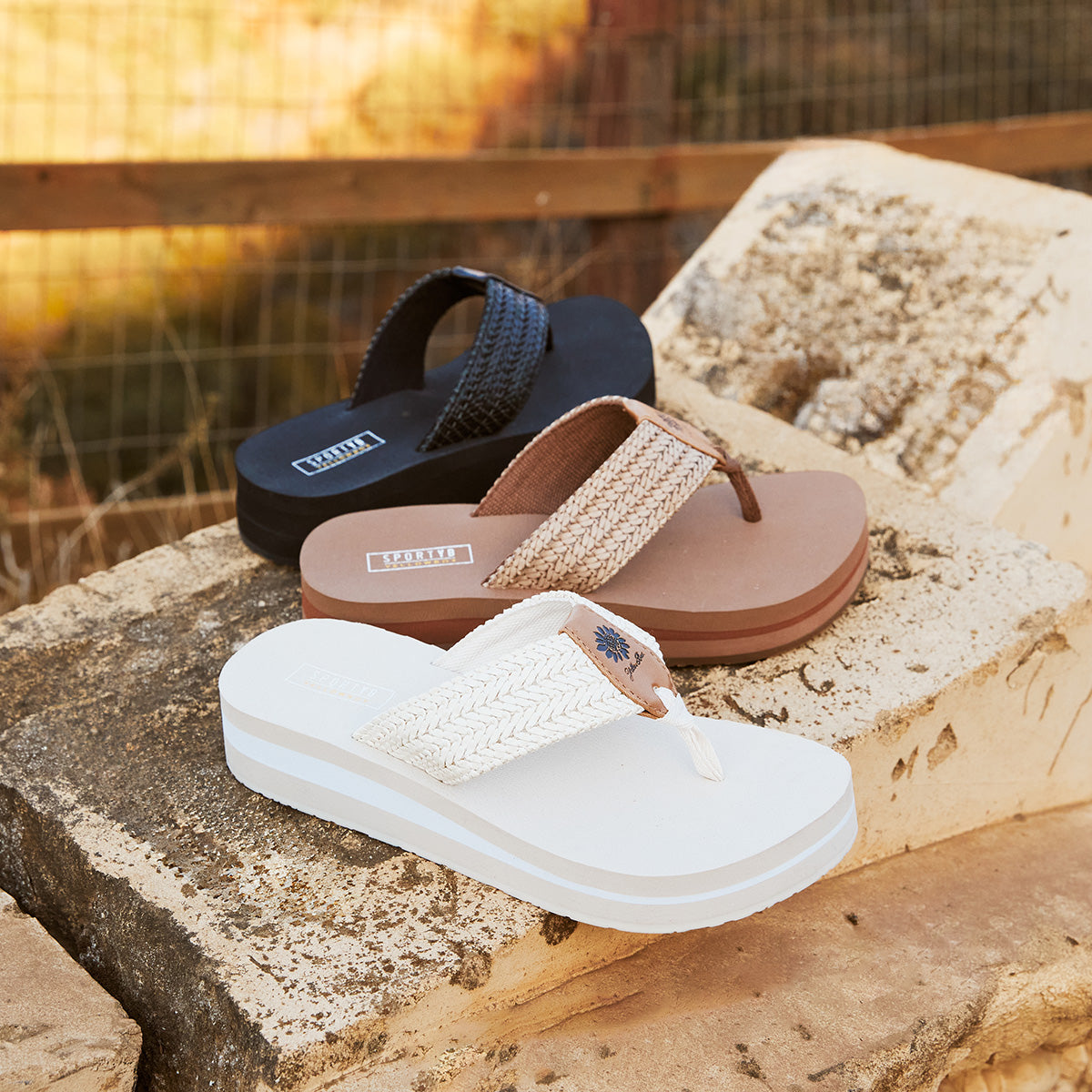 Yellow Box Footwear Deals | Misha Flatform Sandal - Tan