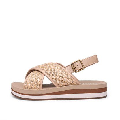 Yellow Box Footwear Special Offer | Mariane Flatform Sandal - Natural