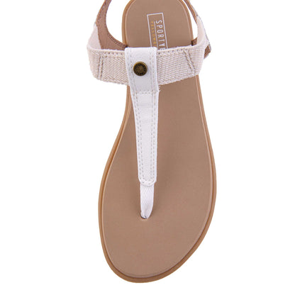 Yellow Box Footwear Everyday | Static Thong Sandal - White