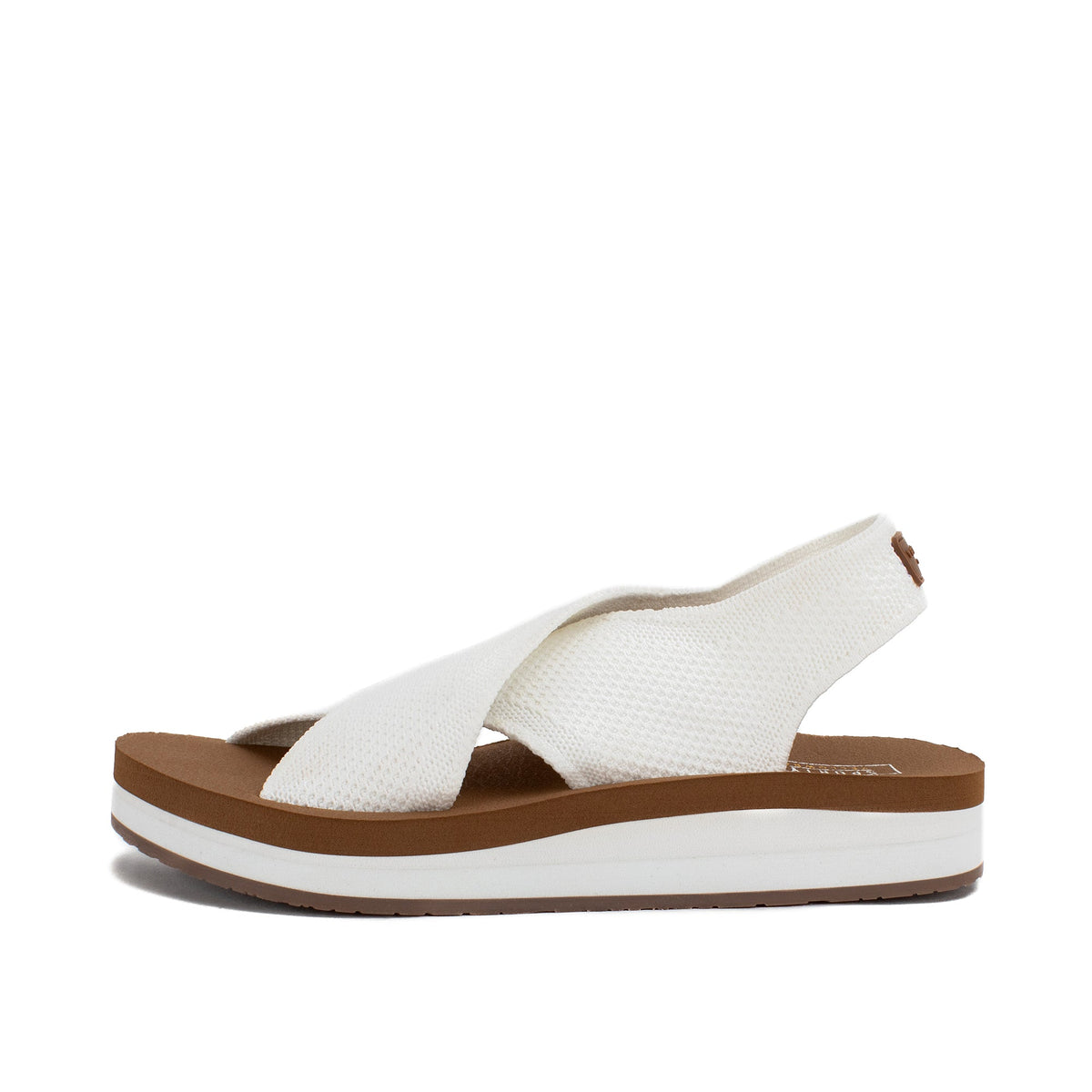 Yellow Box Footwear Everyday | Miranda Knit Flatform Sandal - White