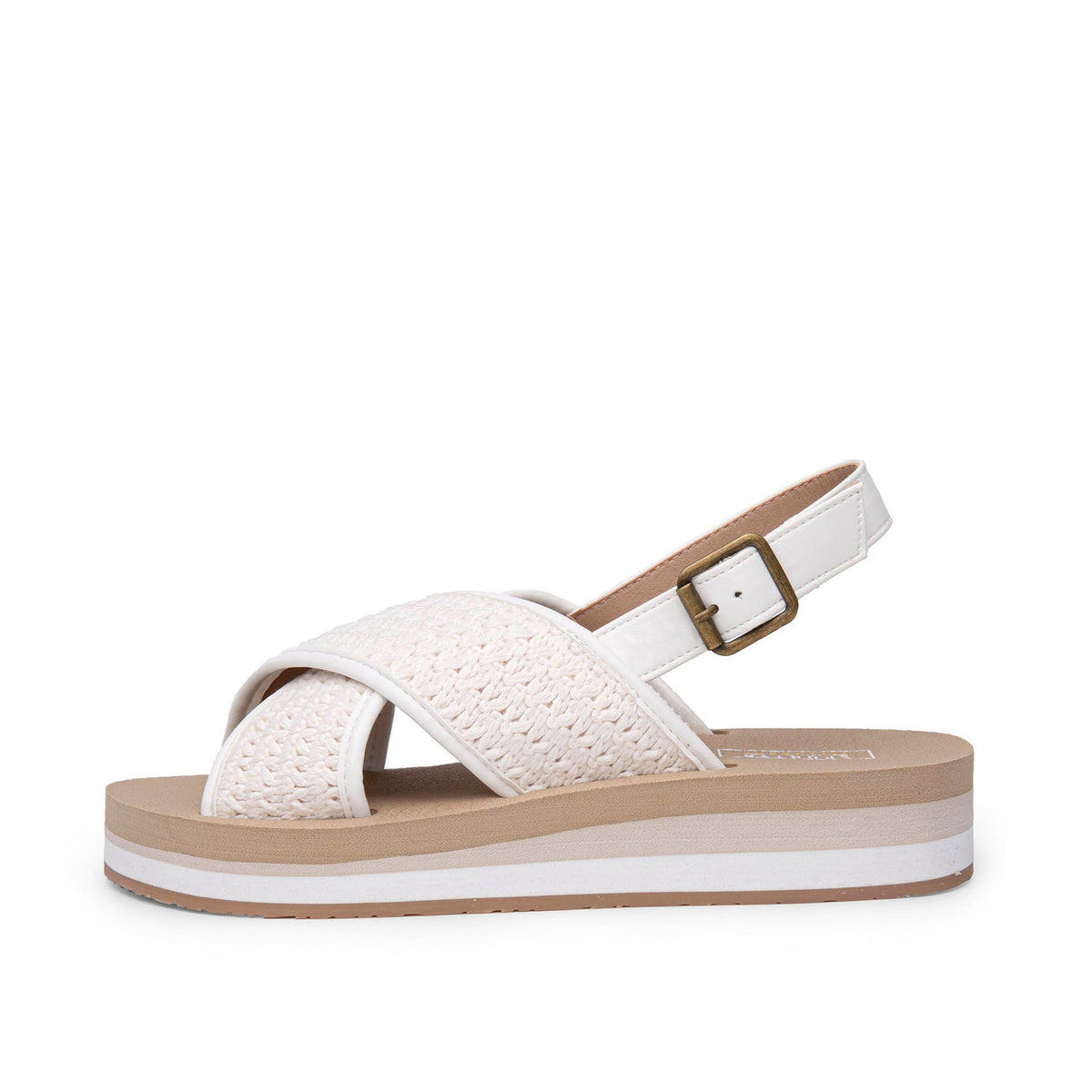 Yellow Box Footwear Hot Sale | Mariane Flatform Sandal - Cream