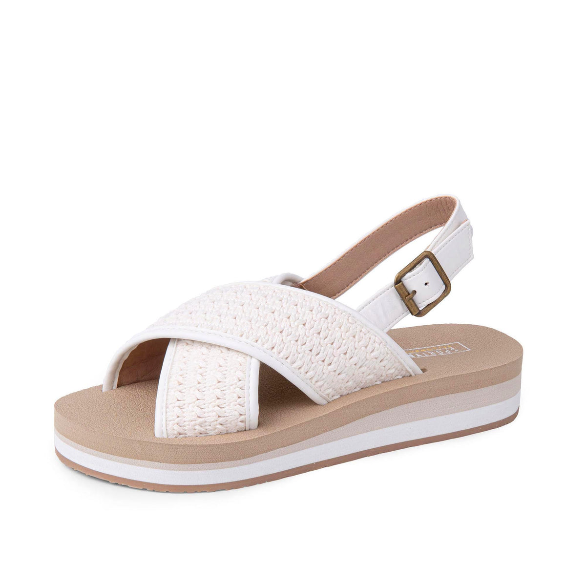 Yellow Box Footwear Hot Sale | Mariane Flatform Sandal - Cream