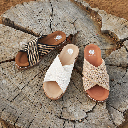 Yellow Box Footwear Premium | Kable Slide Sandal - Natural