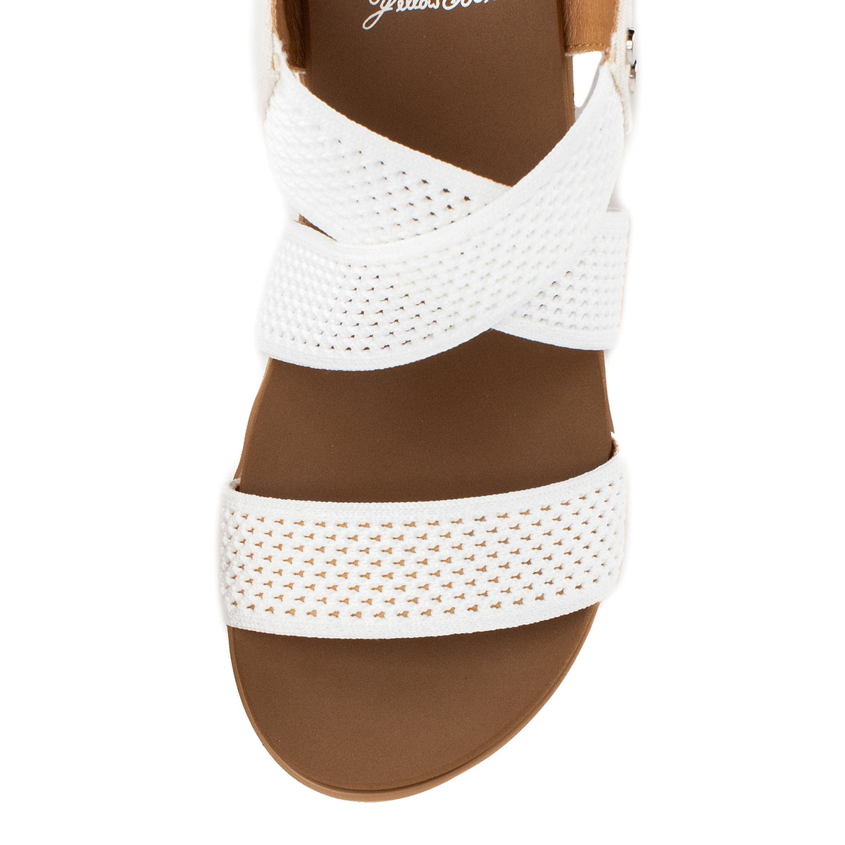 Yellow Box Footwear Sale | Marnie Wedge Sandal - White