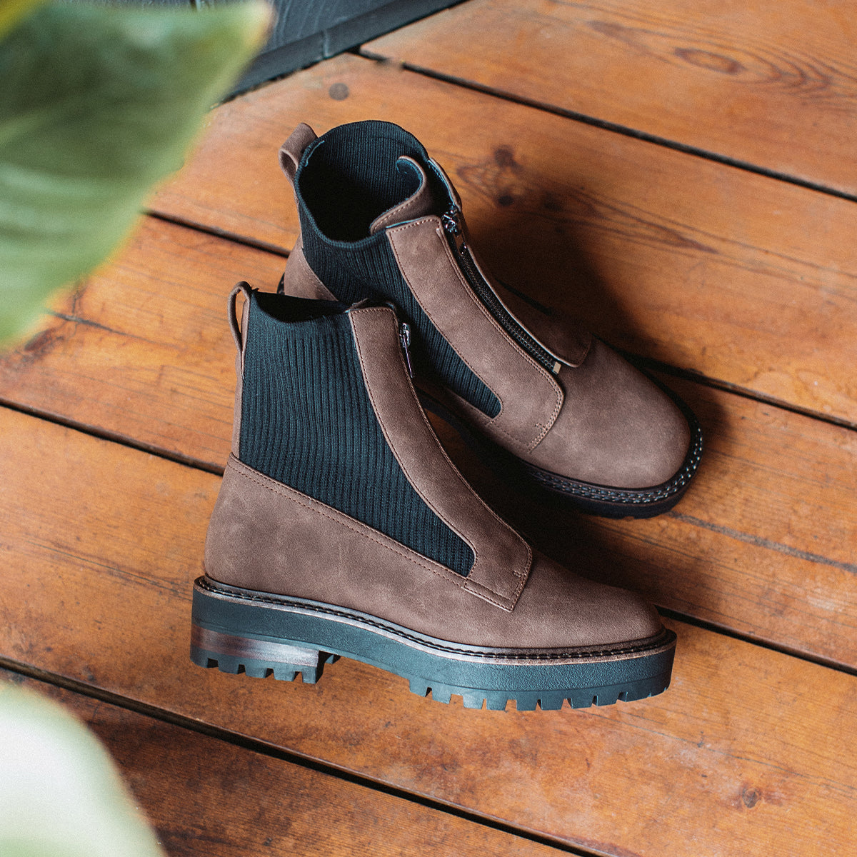 Yellow Box Footwear Exclusive | Spencer Knit Chelsea Boot - Brown