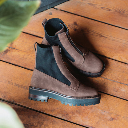 Yellow Box Footwear Exclusive | Spencer Knit Chelsea Boot - Brown