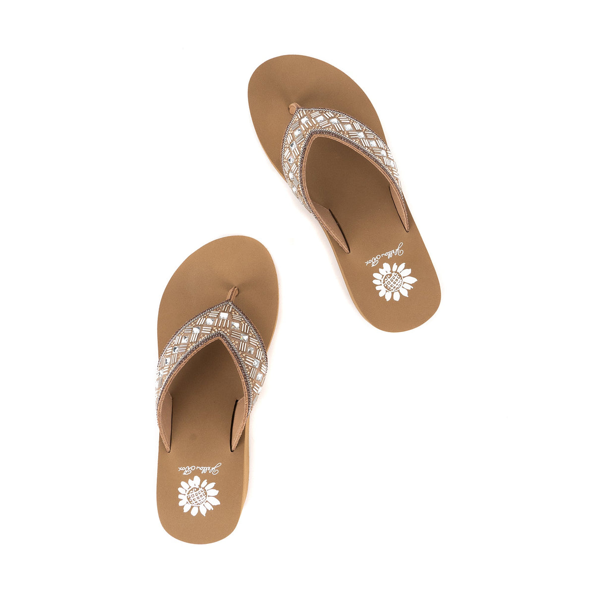 Yellow Box Footwear Latest | Selvia Wedge Sandal - Tan Multi