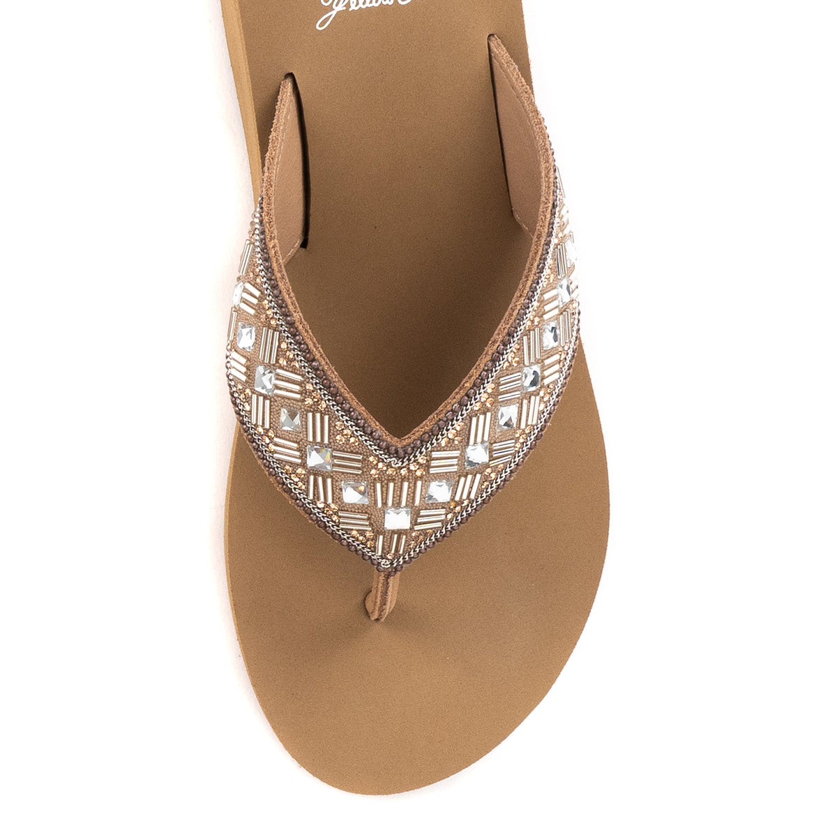 Yellow Box Footwear Latest | Selvia Wedge Sandal - Tan Multi