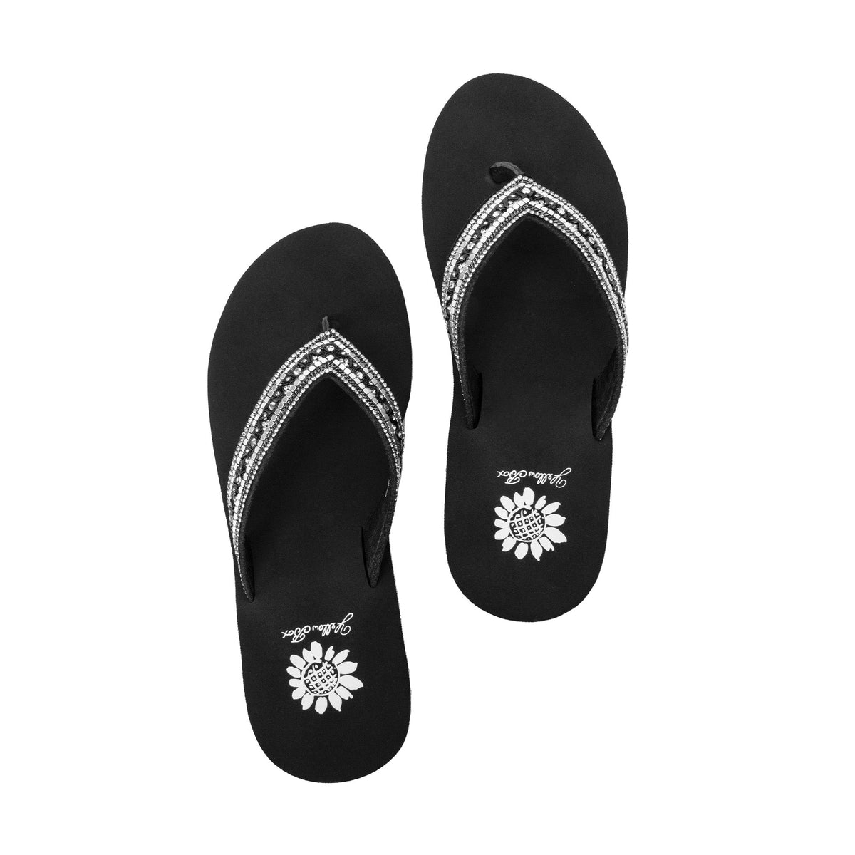 Yellow Box Footwear Classic | Edan Wedge Sandal - Black