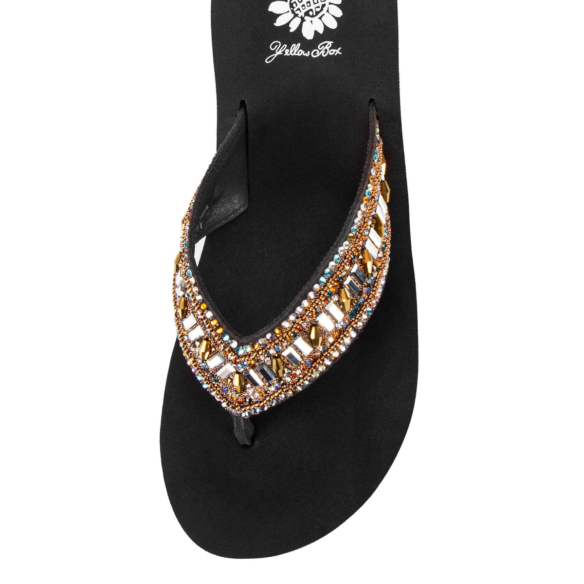 Yellow Box Footwear Customer Favorite | Raziq Flatform Sandal - Brown Multi