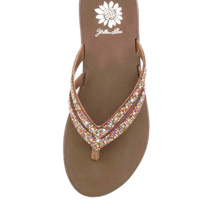 Yellow Box Footwear Best Seller | Dalia Flip Flop Sandal - Multi