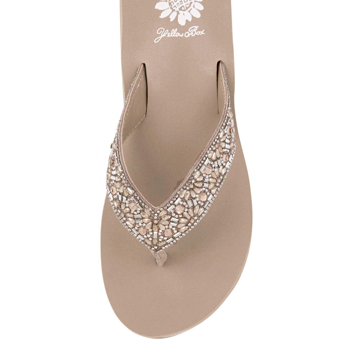 Yellow Box Footwear Quality | Savira Wedge Sandal - Taupe