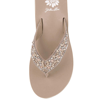 Yellow Box Footwear Quality | Savira Wedge Sandal - Taupe