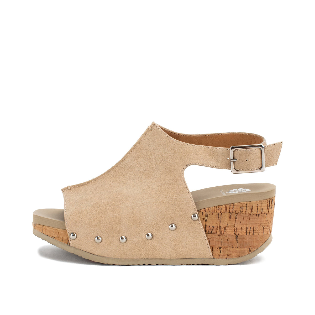 Yellow Box Footwear New | Capella Wedge Sandal - Taupe
