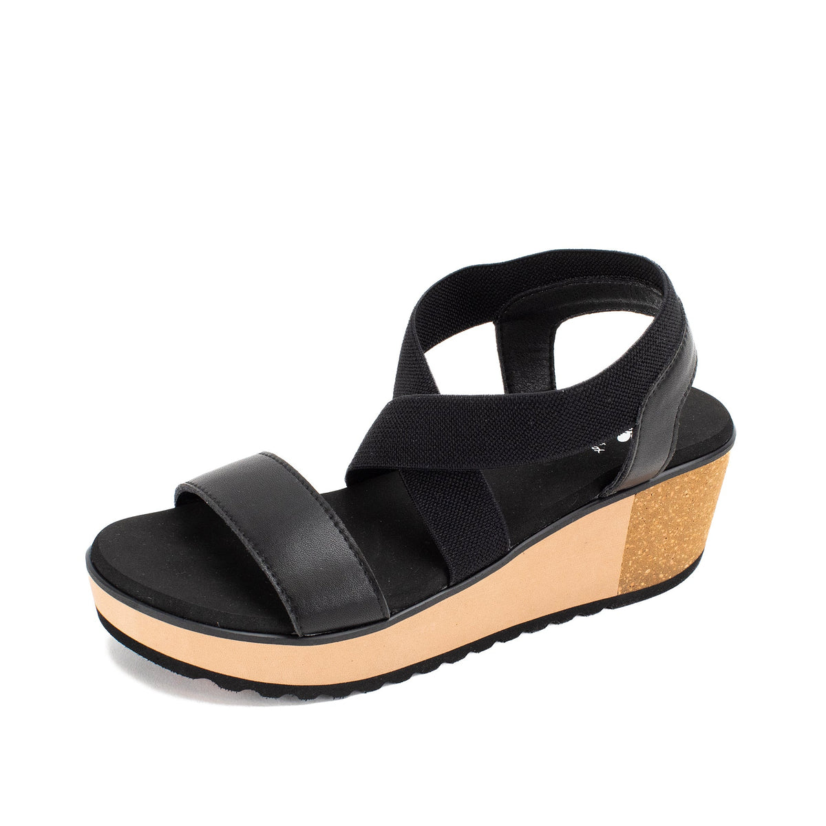 Yellow Box Footwear Deals | Maldive Wedge Sandal - Black