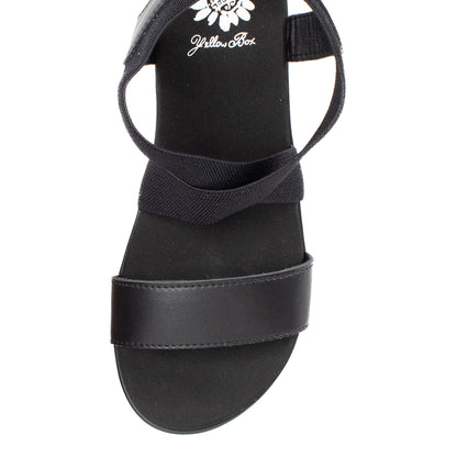 Yellow Box Footwear Deals | Maldive Wedge Sandal - Black