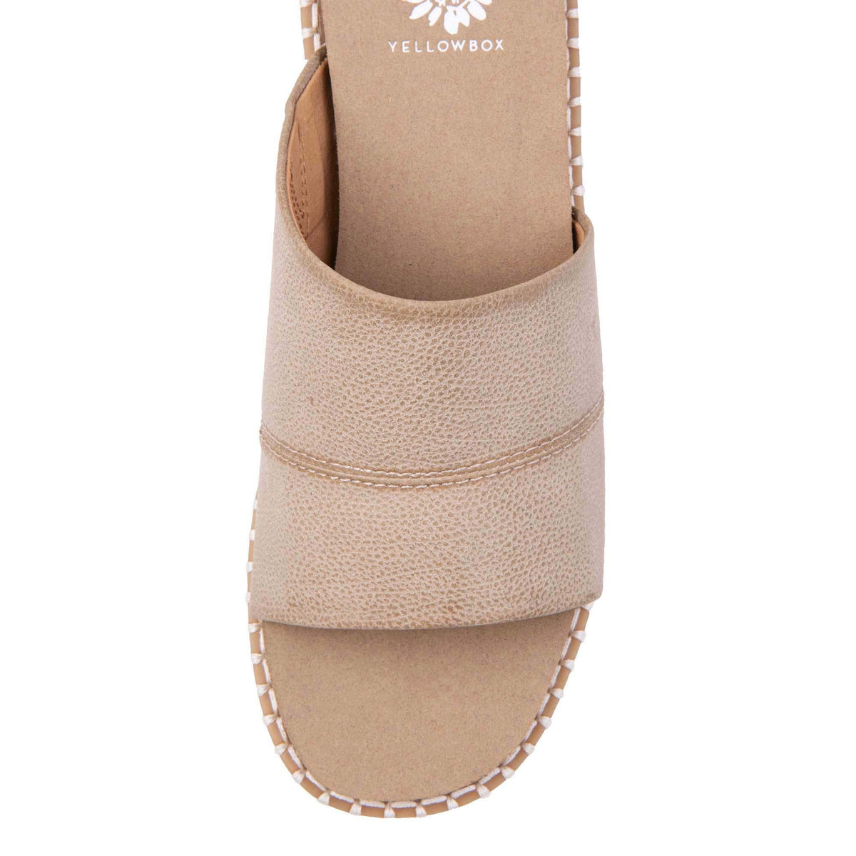 Yellow Box Footwear Trending | Ayama Wedge Sandal - Taupe