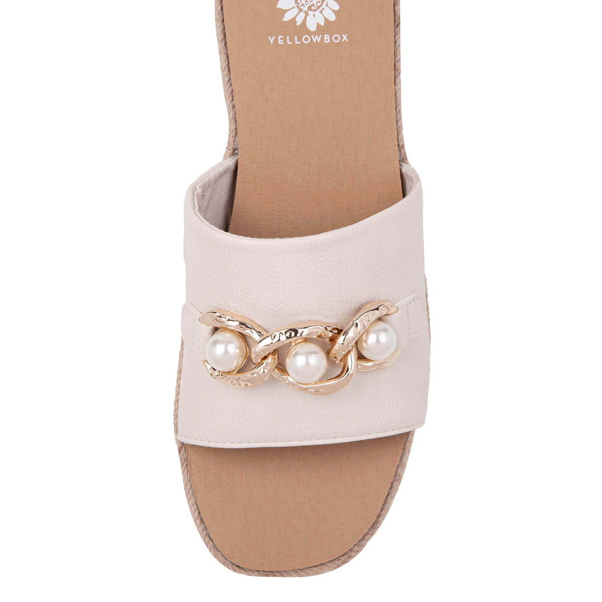 Yellow Box Footwear Discount | Adelfia Wedge Sandal - Ivory