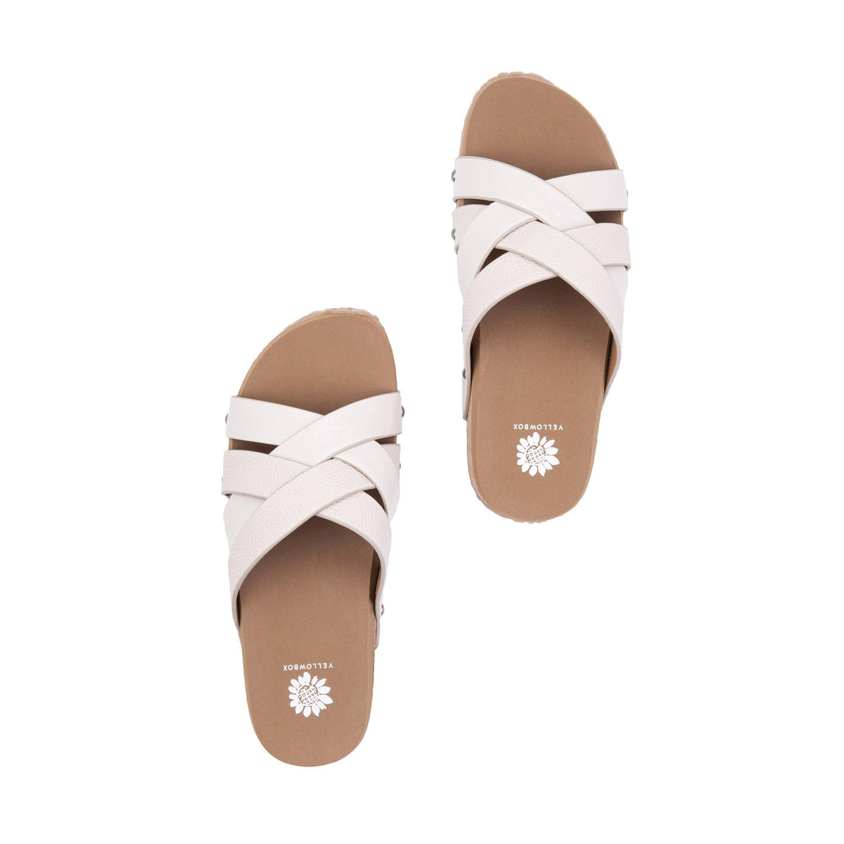 Yellow Box Footwear Premium | Bernice Flatform Sandal - Ivory
