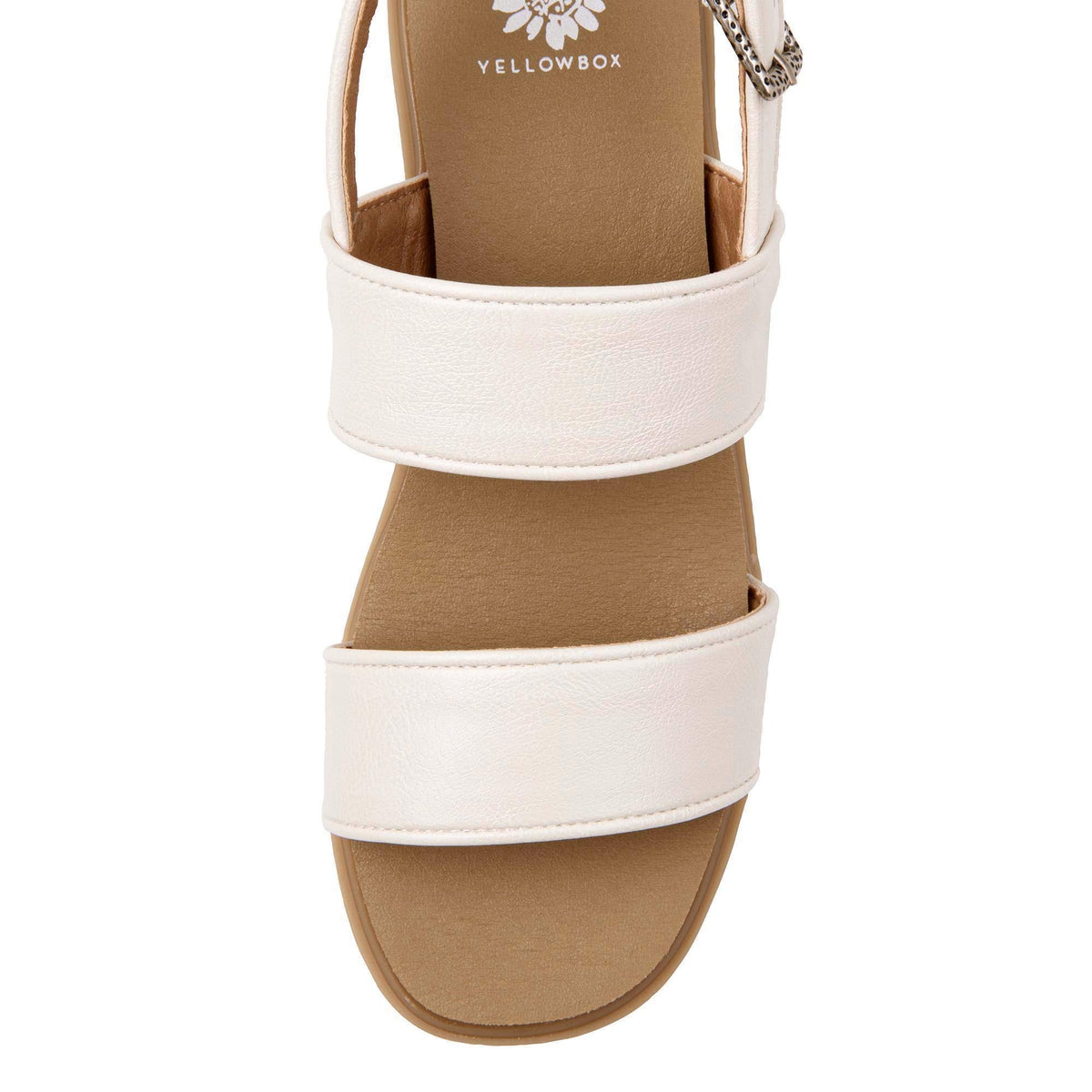 Yellow Box Footwear Special Offer | Ardenne Wedge Sandal - Cream