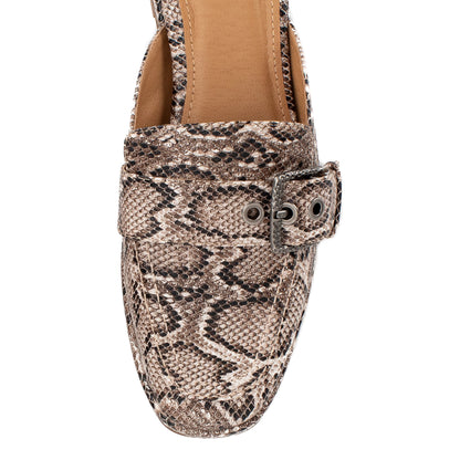 Yellow Box Footwear Everyday | Jardeen Loafer Mule - Snake