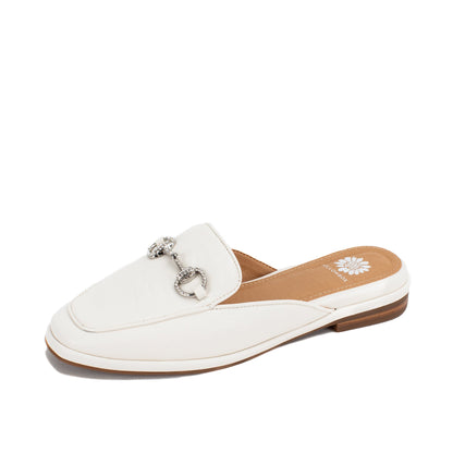 Yellow Box Footwear Trusted | Jolene Loafer Mule - White