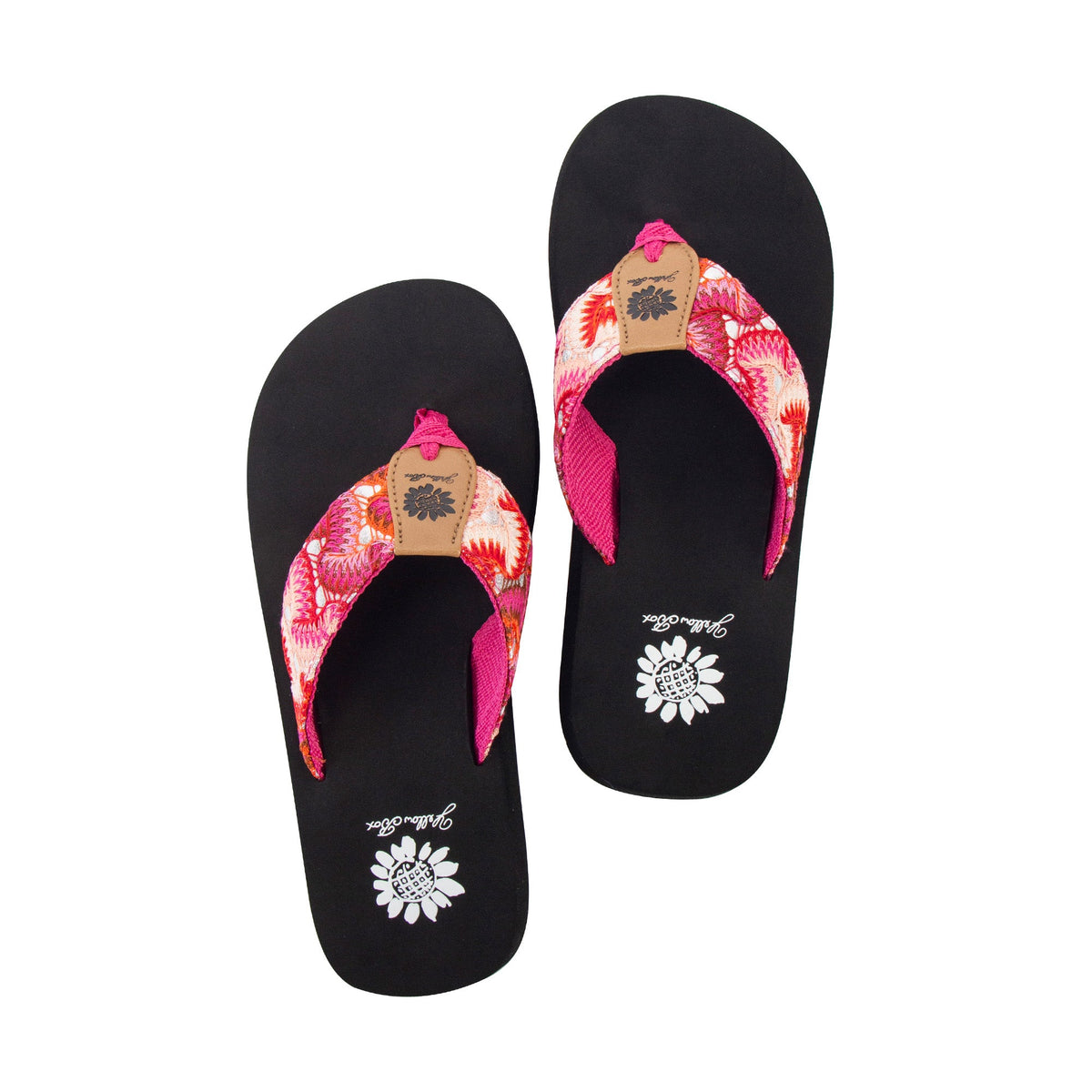 Yellow Box Footwear Essential | Fedonia Flip Flop - Fuchsia Multi
