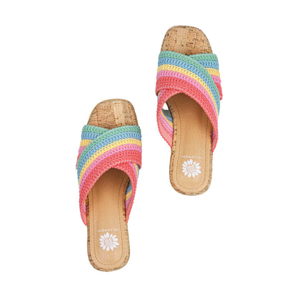 Yellow Box Footwear Discount | Halva Wedge Sandal - Pink Multi