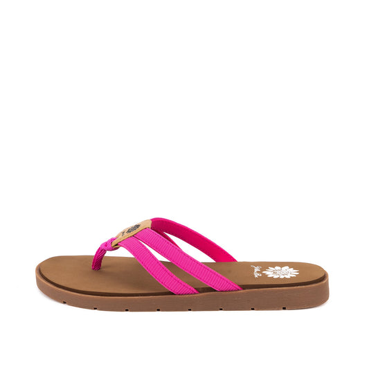 Yellow Box Footwear Premium | Femmie Flip Flop Sandal - Fuchsia