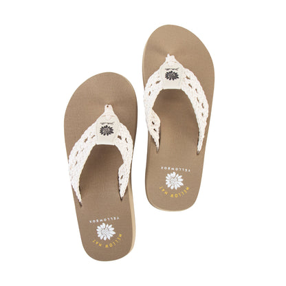 Yellow Box Footwear Essential | Niles Flip Flop - Ivory