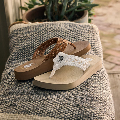 Yellow Box Footwear Essential | Niles Flip Flop - Ivory