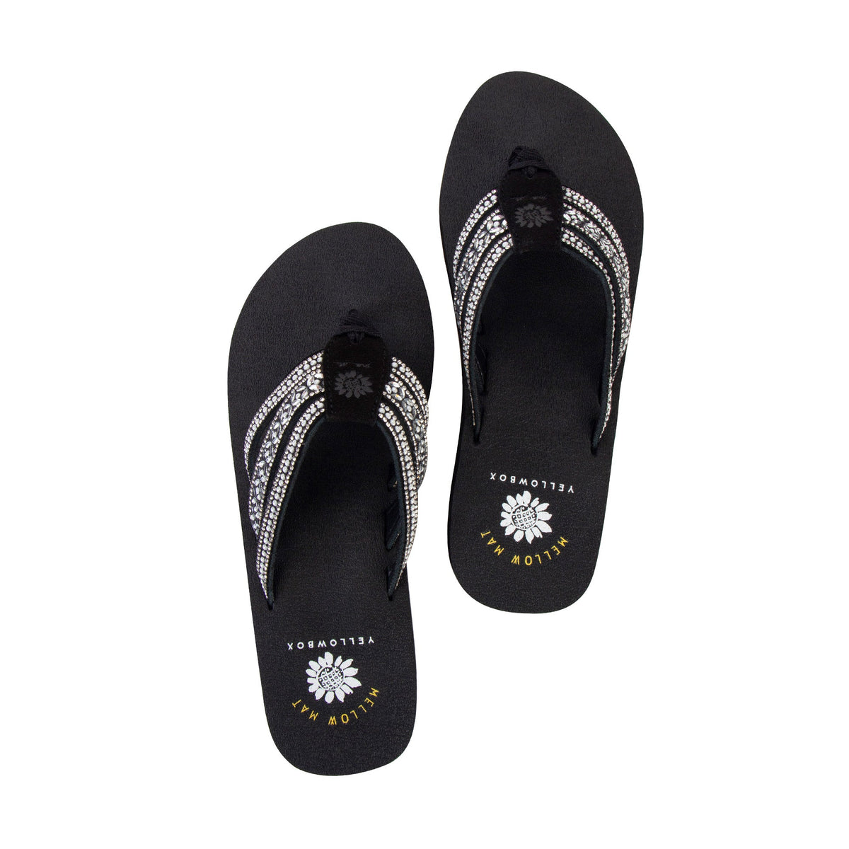 Yellow Box Footwear Essential | Laka Flatform Sandal - Black White