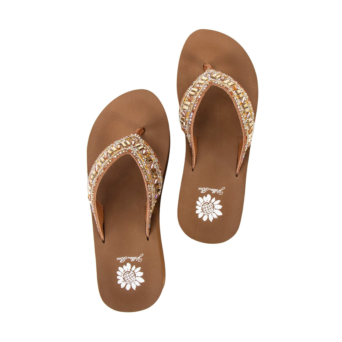 Yellow Box Footwear Recommended | Raziq Flatform Sandal - Tan Multi