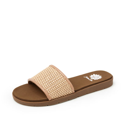Yellow Box Footwear Featured | Faustin Slide Sandal - Tan
