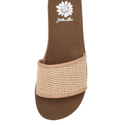 Yellow Box Footwear Featured | Faustin Slide Sandal - Tan