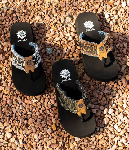 Yellow Box Footwear Premium | Fayth Flip Flop - Olive